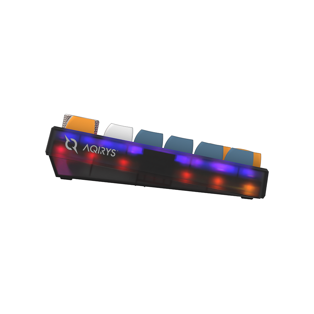 AQIRYS Klawiatura mechaniczna 75%/82 klawiszy Dual Mode: Wirelles&BT+Wired LIBERTAS black