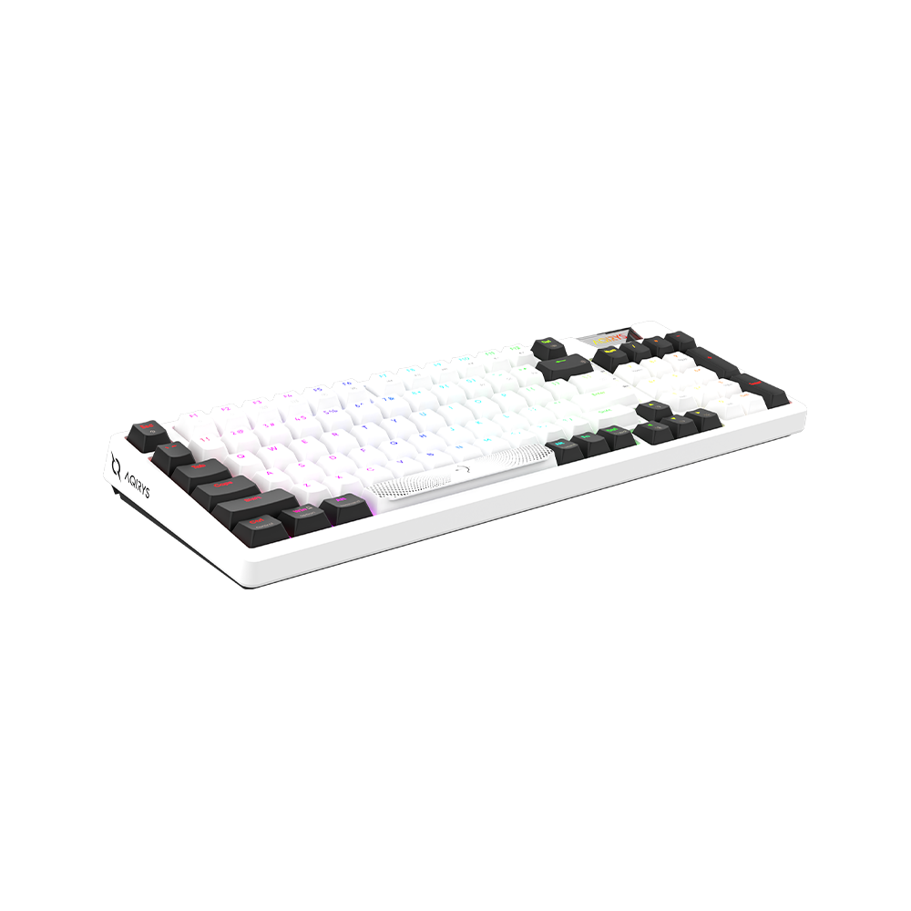 AQIRYS Klawiatura mechaniczna 96%/95 klawiszy przewodowa ADARA white/black