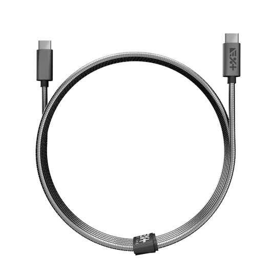 NEXT ONE Kabel Metallic USB-C / USB-C 1,2 m space gray
