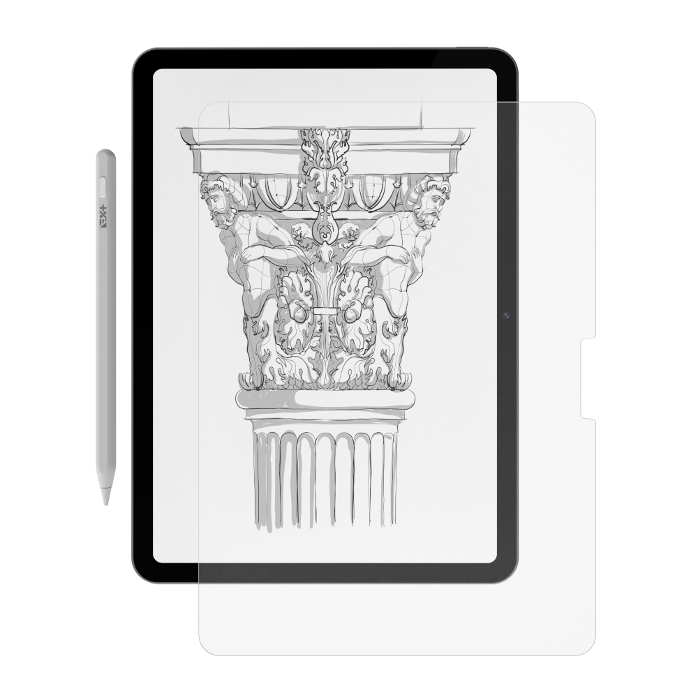 NEXT ONE Ochrona ekranu z teksturą papieru Scribble iPad Air M2 11"