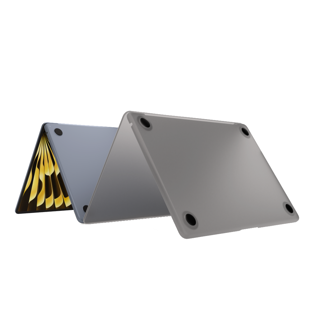 NEXT ONE Etui SafeGuard MacBook Air 15" M2 / M3 / M4 / M5 smoke black