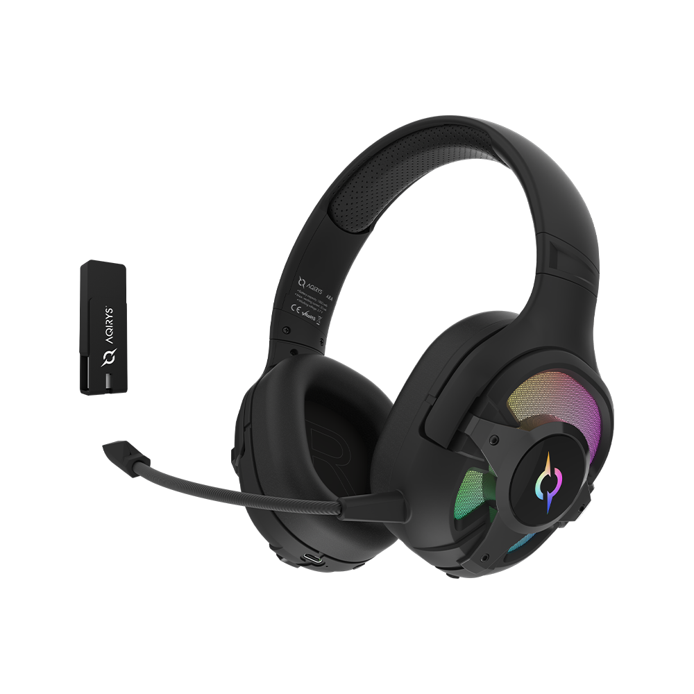 AQIRYS Słuchawki Dual Mode: Wirelles&BT+Wired ARA black