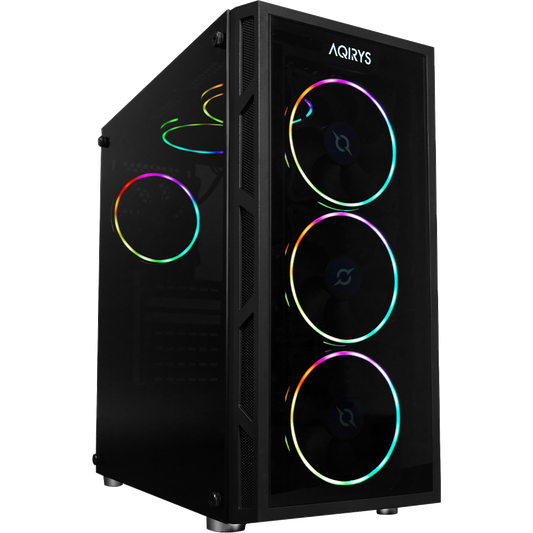 AQIRYS Obudowa do komputera ANTARES ARGB black