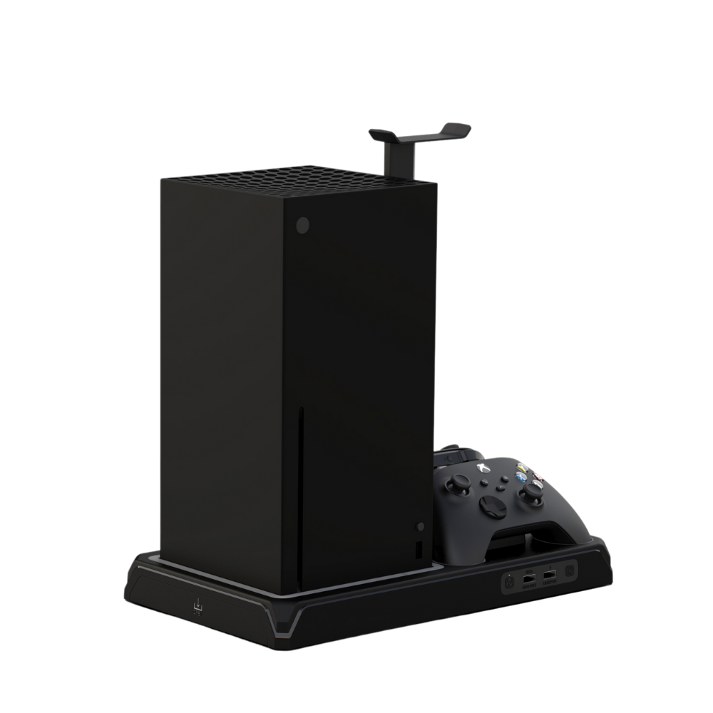 YAXO Podstawka chłodząca i ładująca XENO FROST do XBOX Series X/S Techno Black