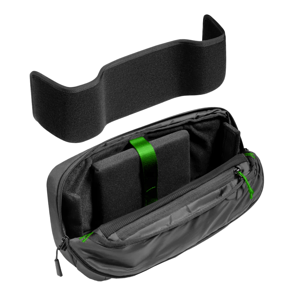 YAXO Torba na ramię do konsoli TOHONO do ROG XBOX Ally/PS Portal/Steam Deck/NS/NS2 Techno Black