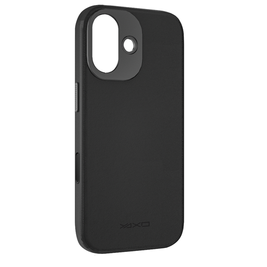 YAXO Etui na telefon Leather Gear Slim Case MagSafe iPhone 17 Dusty Black