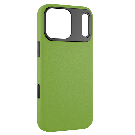 YAXO Etui na telefon Leather Gear Slim Case MagSafe iPhone 17 Pro Max Tropic Green