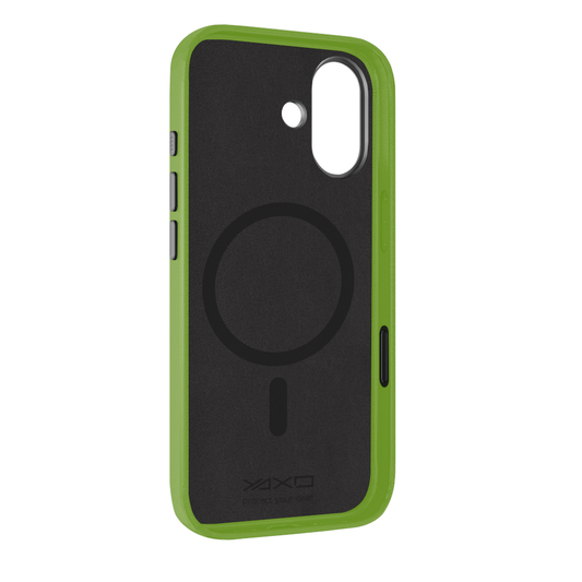 YAXO Etui na telefon Leather Gear Slim Case MagSafe iPhone 17 Tropic Green