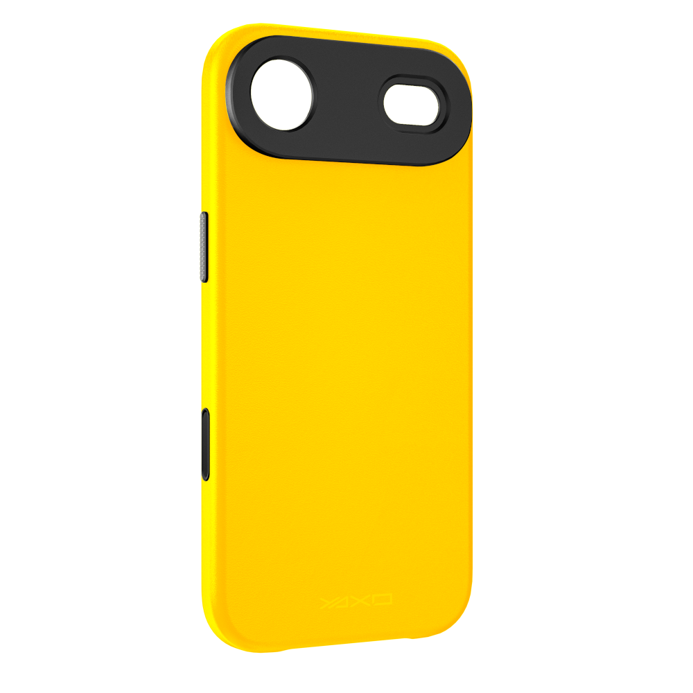 YAXO Etui na telefon Leather Gear Slim Case MagSafe iPhone 17 Air Honey Yellow