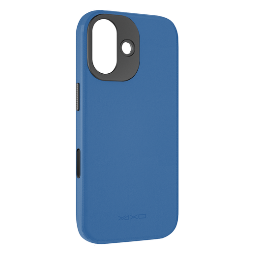 YAXO Etui na telefon Leather Gear Slim Case MagSafe iPhone 17 Electric Blue