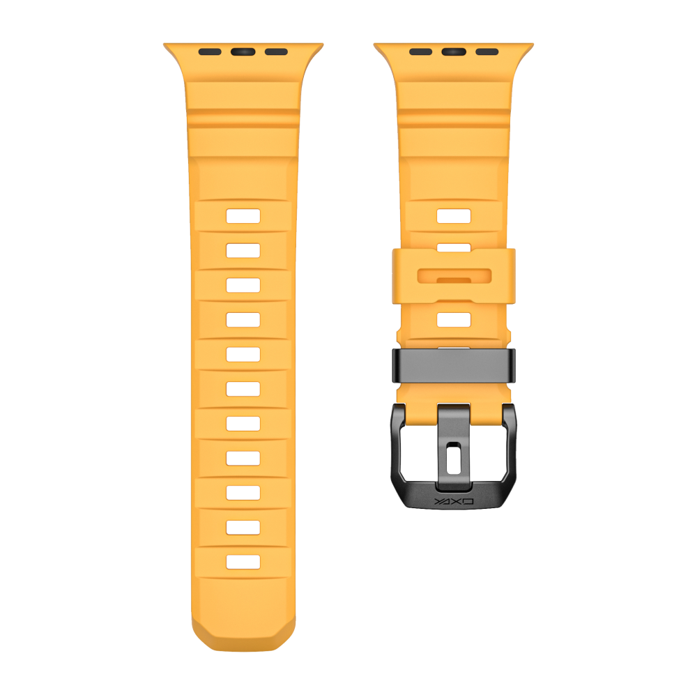 YAXO Pasek do Apple Watch Rugged Evo Sport Band 44/45/46/49 mm Sunny Yellow
