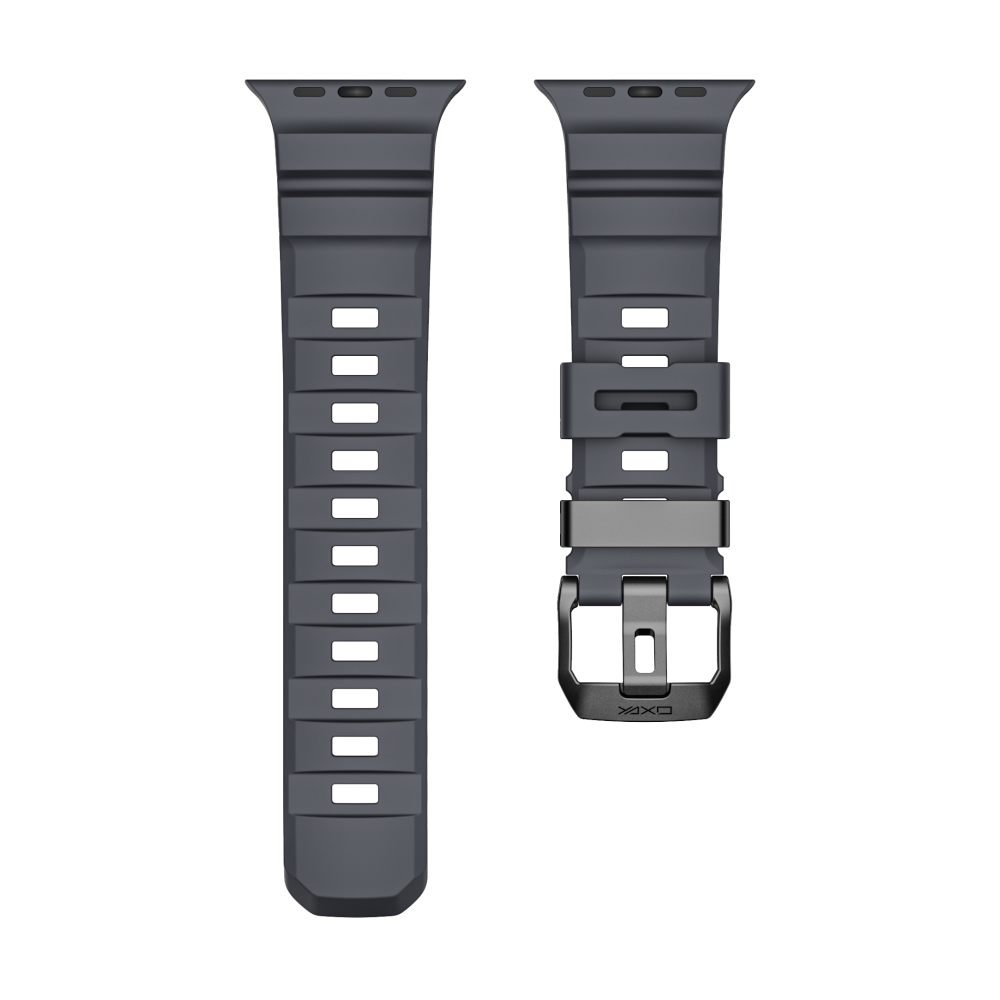 YAXO Pasek do Apple Watch Rugged Evo Sport Band 44/45/46/49 mm Lava Black