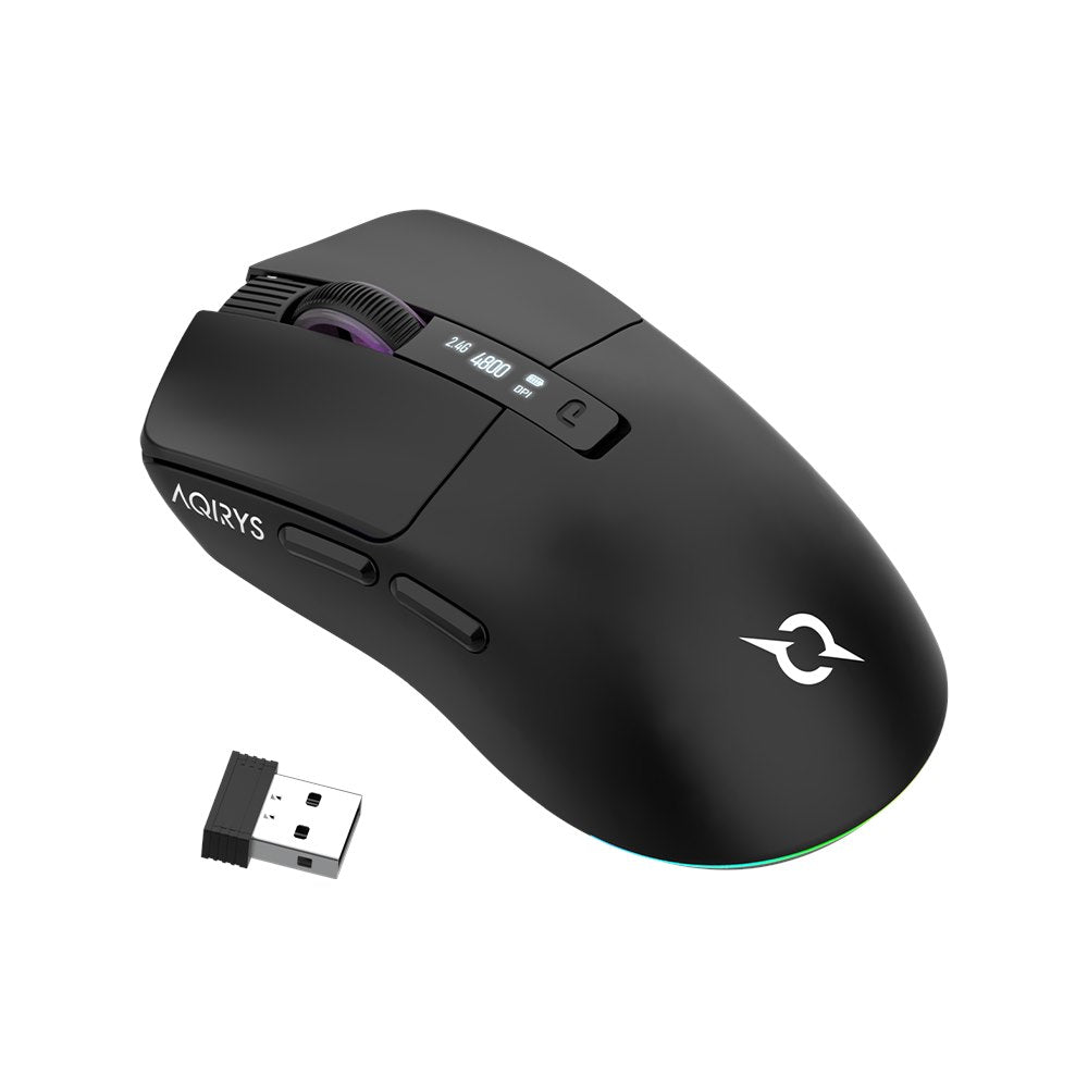AQIRYS Myszka Dual Mode: Wirelles&BT+Wired M2 black