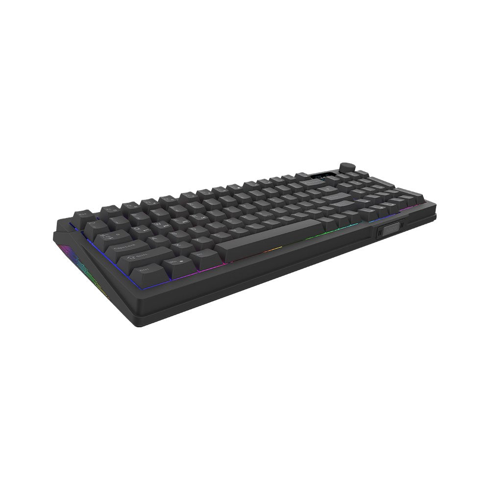 AQIRYS Klawiatura mechaniczna 96%/95 klawiszy Dual Mode: Wirelles&BT+Wired ATRIA black