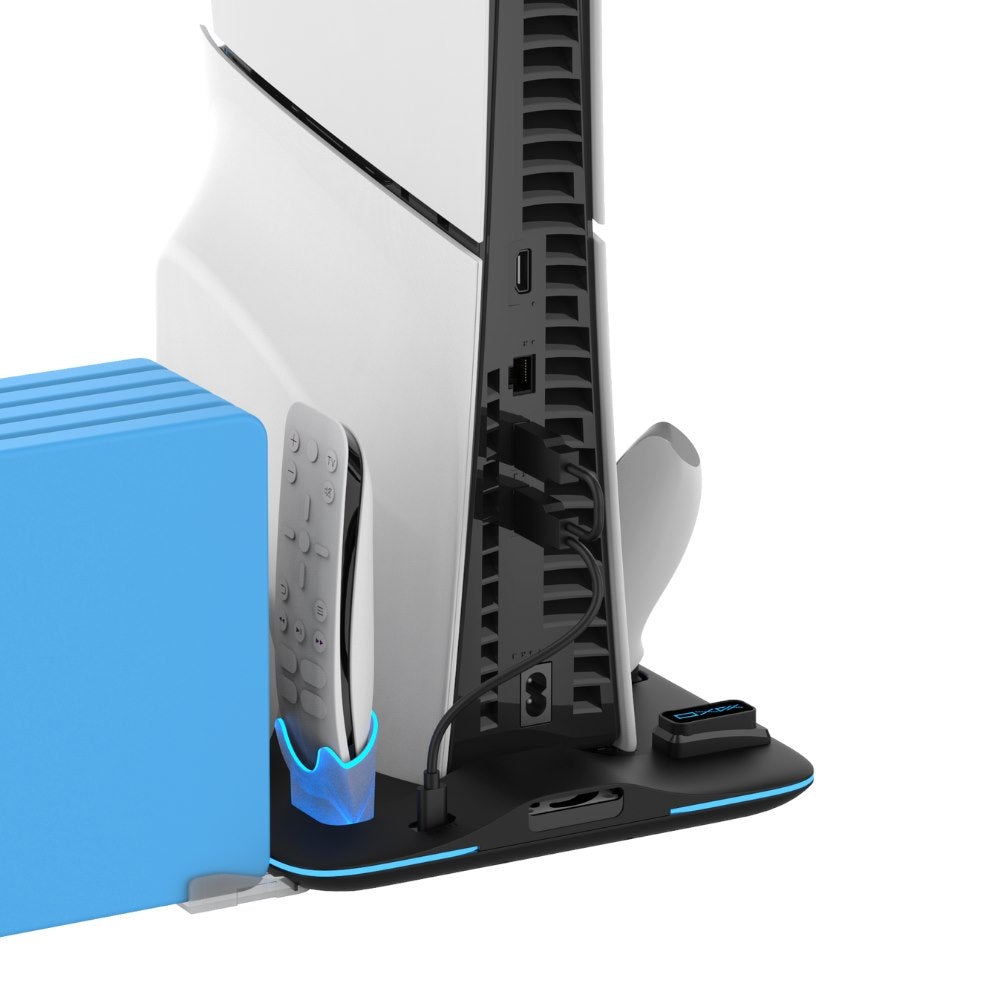 YAXO Podstawka chłodząca i ładująca ICE STORM NE do PS5/PS5 Slim/PS5 Pro Techno Black