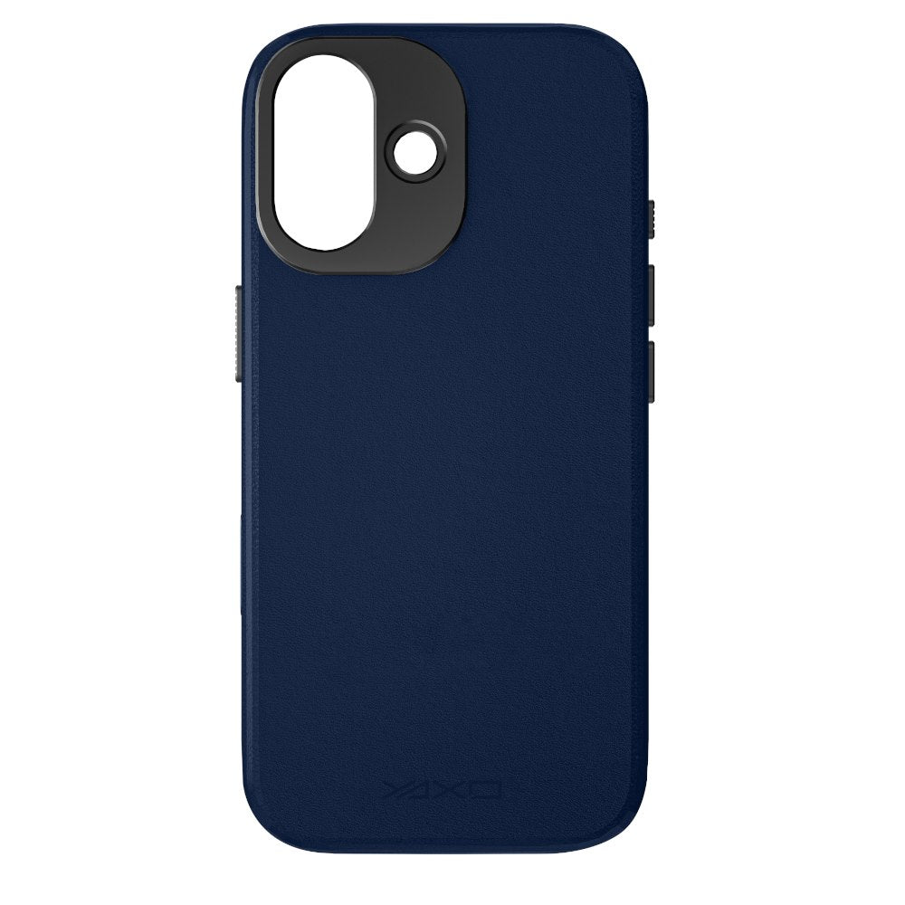 YAXO Etui na telefon Leather Gear Slim Case MagSafe iPhone 17 Dusky Blue