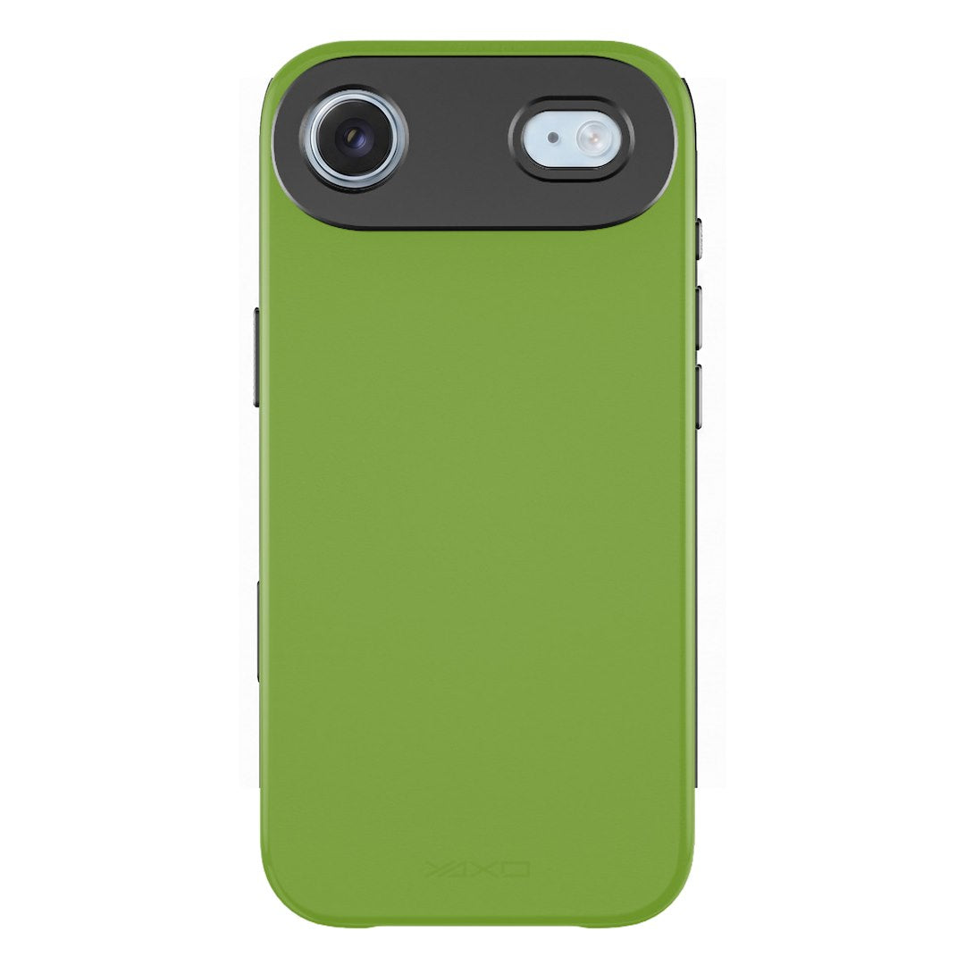 YAXO Etui na telefon Leather Gear Slim Case MagSafe iPhone 17 Air Tropic Green