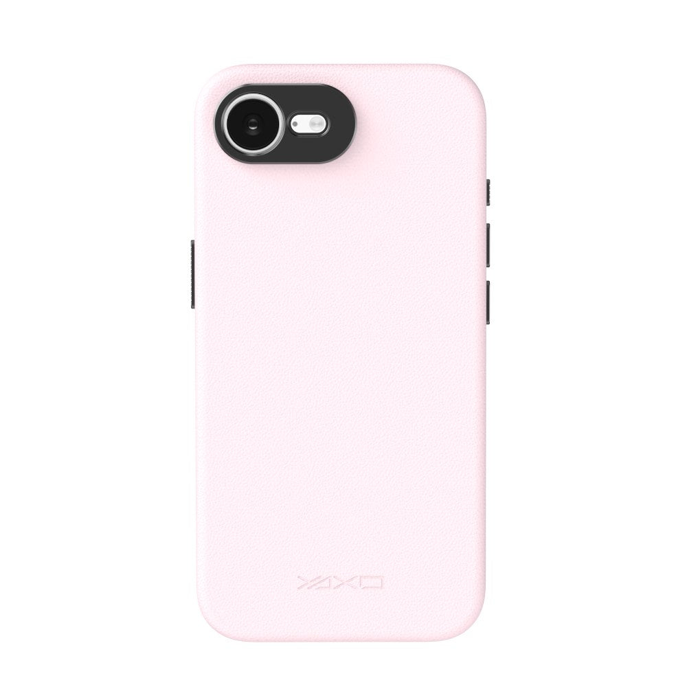 YAXO Etui na telefon Leather Gear Slim Case MagSafe iPhone 17e Glamure Pink - Cool Edition