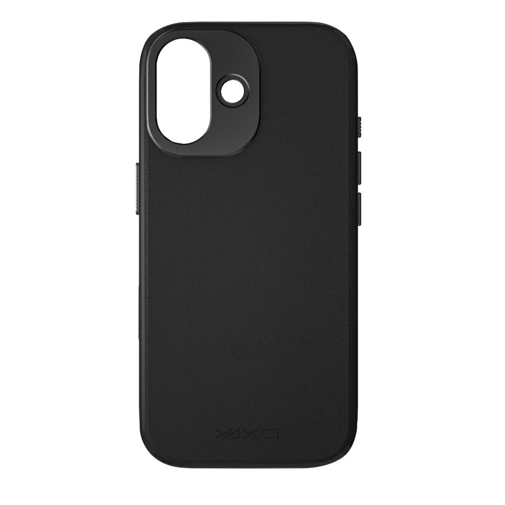YAXO Etui na telefon Leather Gear Slim Case MagSafe iPhone 17 Dusty Black