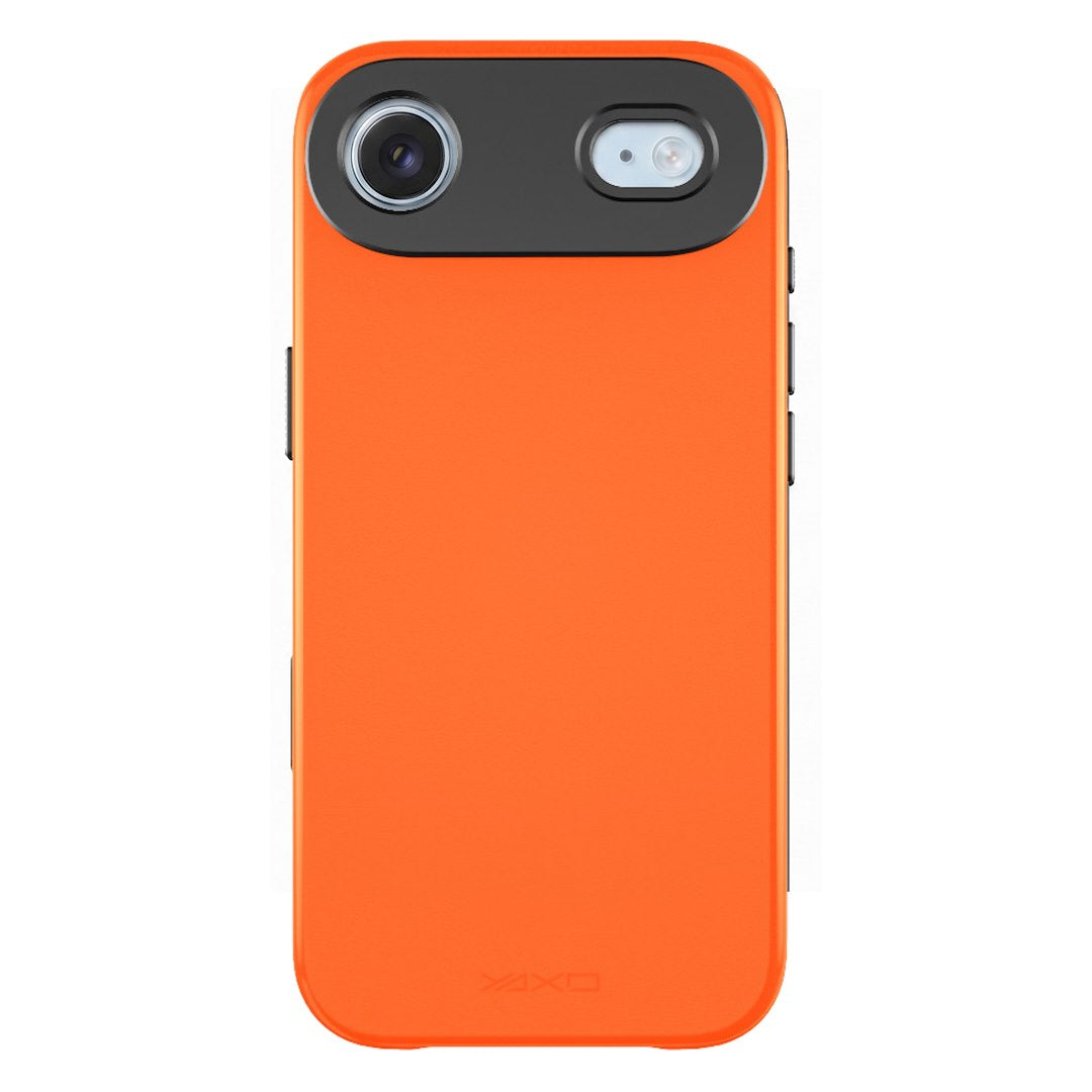 YAXO Etui na telefon Leather Gear Slim Case MagSafe iPhone 17 Air Magma Orange