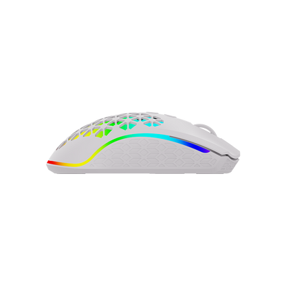 AQIRYS Myszka Dual Mode: Wirelles+Wired POLARIS white