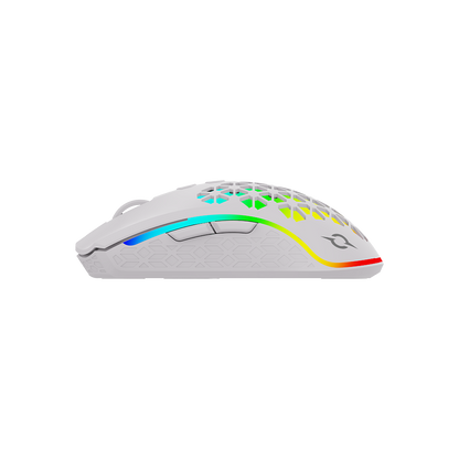 AQIRYS Myszka Dual Mode: Wirelles+Wired POLARIS white