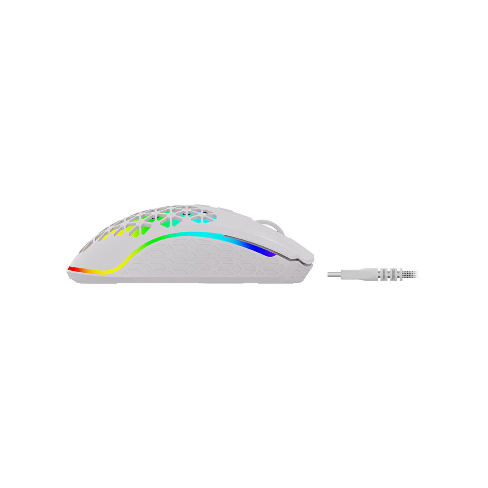 AQIRYS Myszka Dual Mode: Wirelles+Wired POLARIS white
