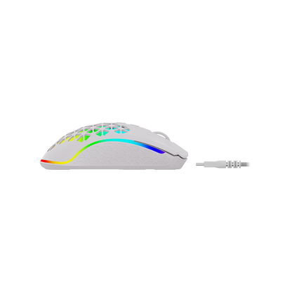 AQIRYS Myszka Dual Mode: Wirelles+Wired POLARIS white
