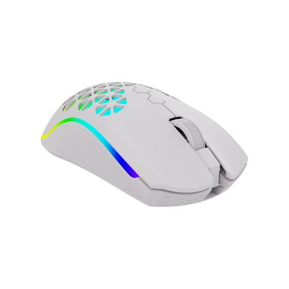 AQIRYS Myszka Dual Mode: Wirelles+Wired POLARIS white