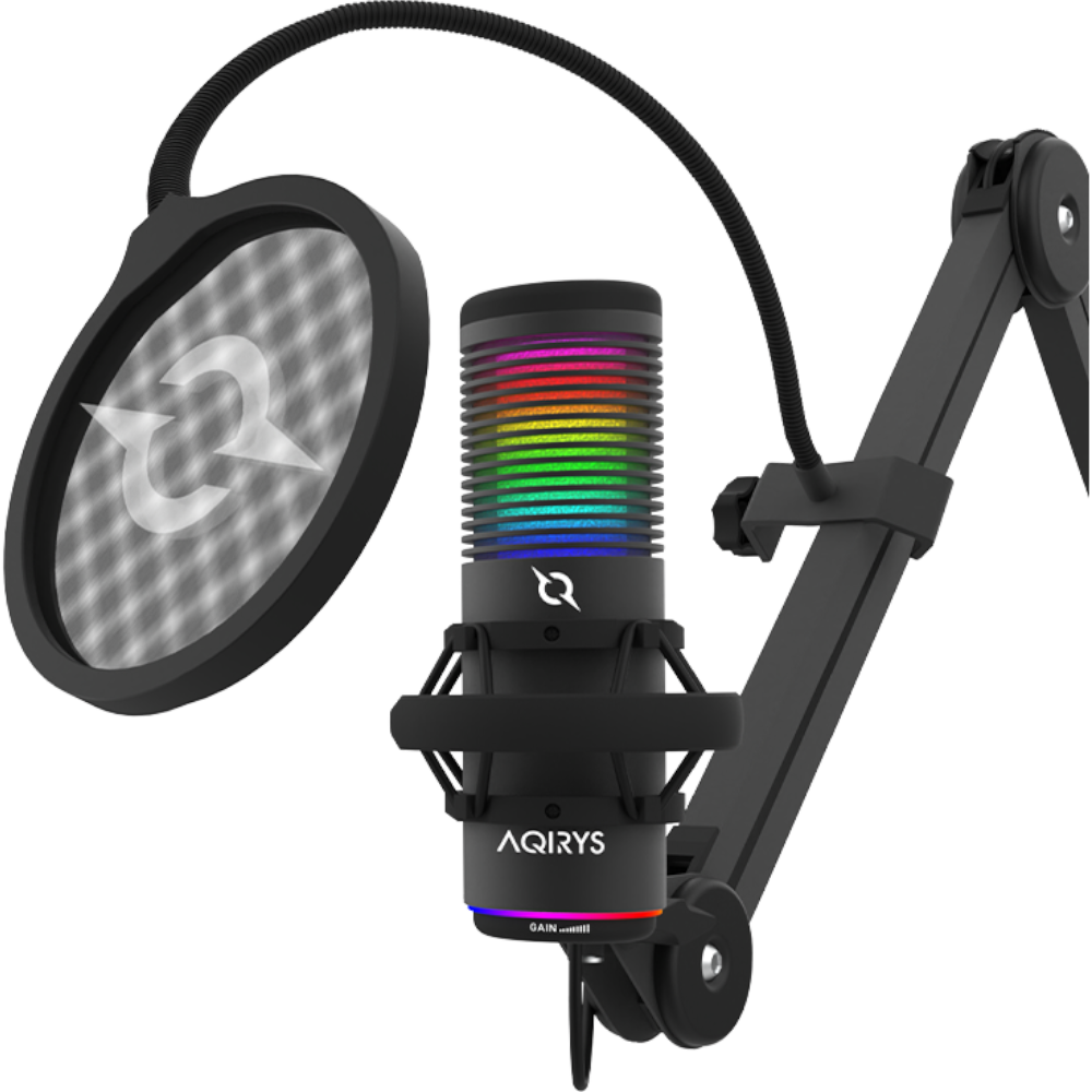 AQIRYS Mikrofon przewodowy GALILEO black