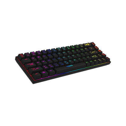AQIRYS Klawiatura mechaniczna 65%/68 klawiszy Dual Mode: Wirelles&BT+Wired MIRA black