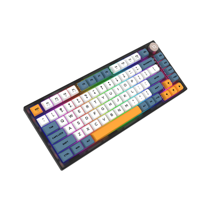 AQIRYS Klawiatura mechaniczna 75%/82 klawiszy Dual Mode: Wirelles&BT+Wired LIBERTAS black