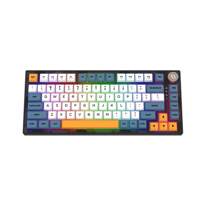 AQIRYS Klawiatura mechaniczna 75%/82 klawiszy Dual Mode: Wirelles&BT+Wired LIBERTAS black