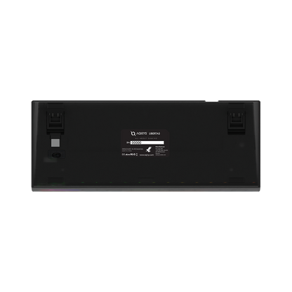 AQIRYS Klawiatura mechaniczna 75%/82 klawiszy Dual Mode: Wirelles&BT+Wired LIBERTAS black