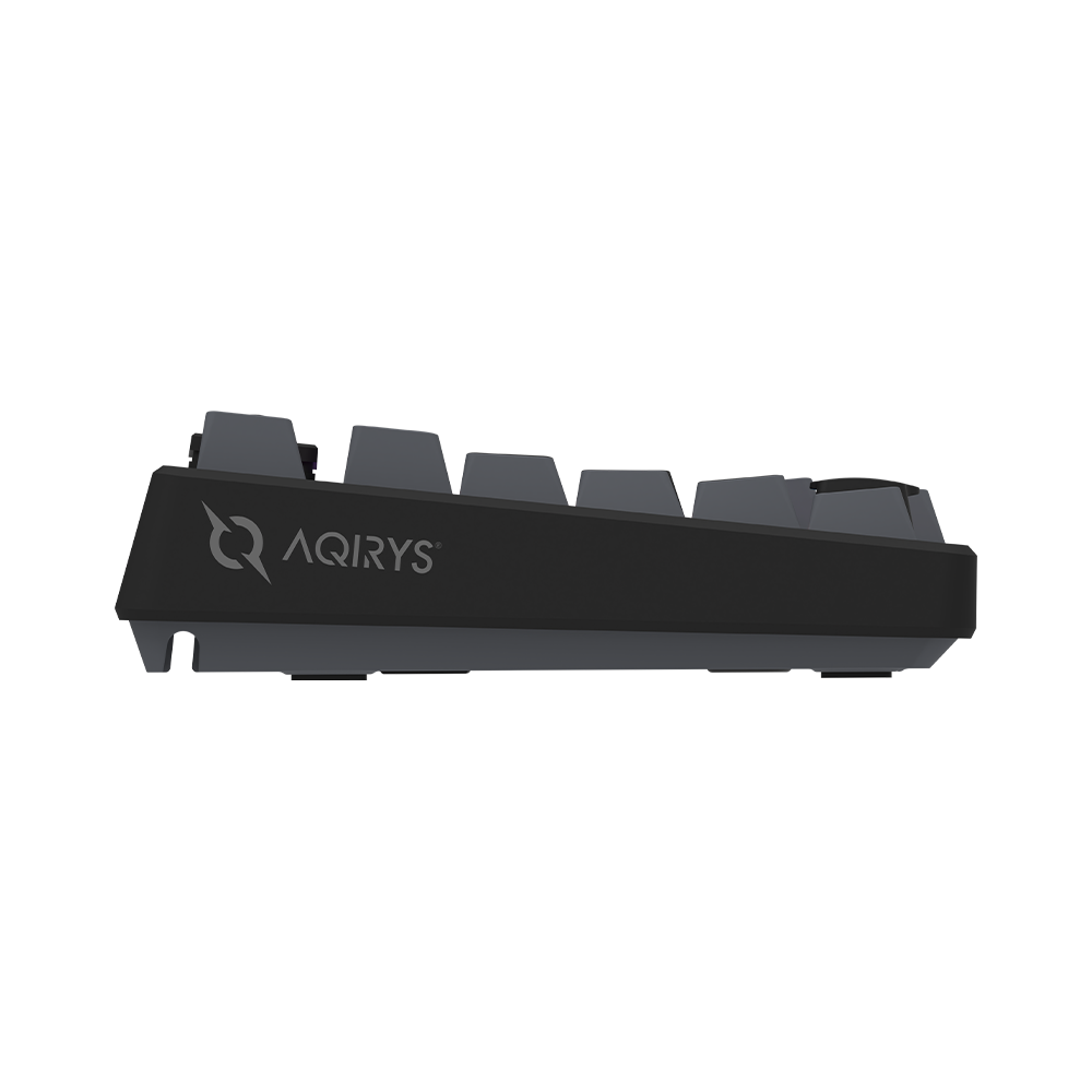 AQIRYS Klawiatura mechaniczna 75%/81 klawiszy przewodowa ADARA MINI LE black/grey