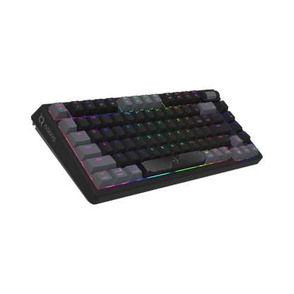 AQIRYS Klawiatura mechaniczna 75%/81 klawiszy przewodowa ADARA MINI LE black/grey