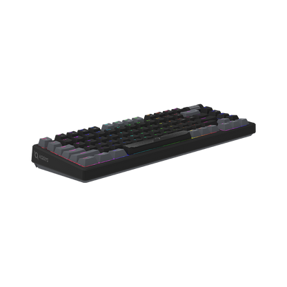 AQIRYS Klawiatura mechaniczna 75%/81 klawiszy przewodowa ADARA MINI LE black/grey