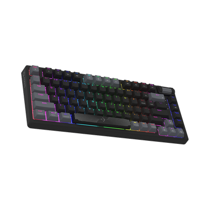AQIRYS Klawiatura mechaniczna 75%/81 klawiszy przewodowa ADARA MINI LE black/grey
