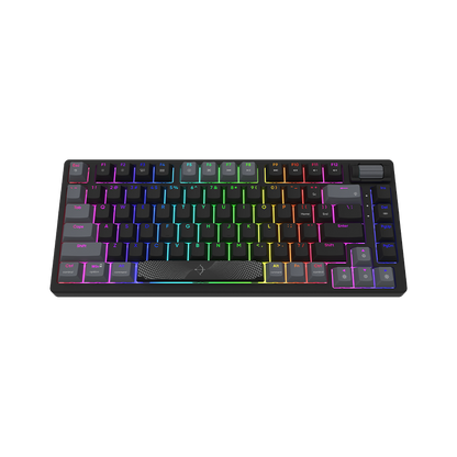 AQIRYS Klawiatura mechaniczna 75%/81 klawiszy przewodowa ADARA MINI LE black/grey