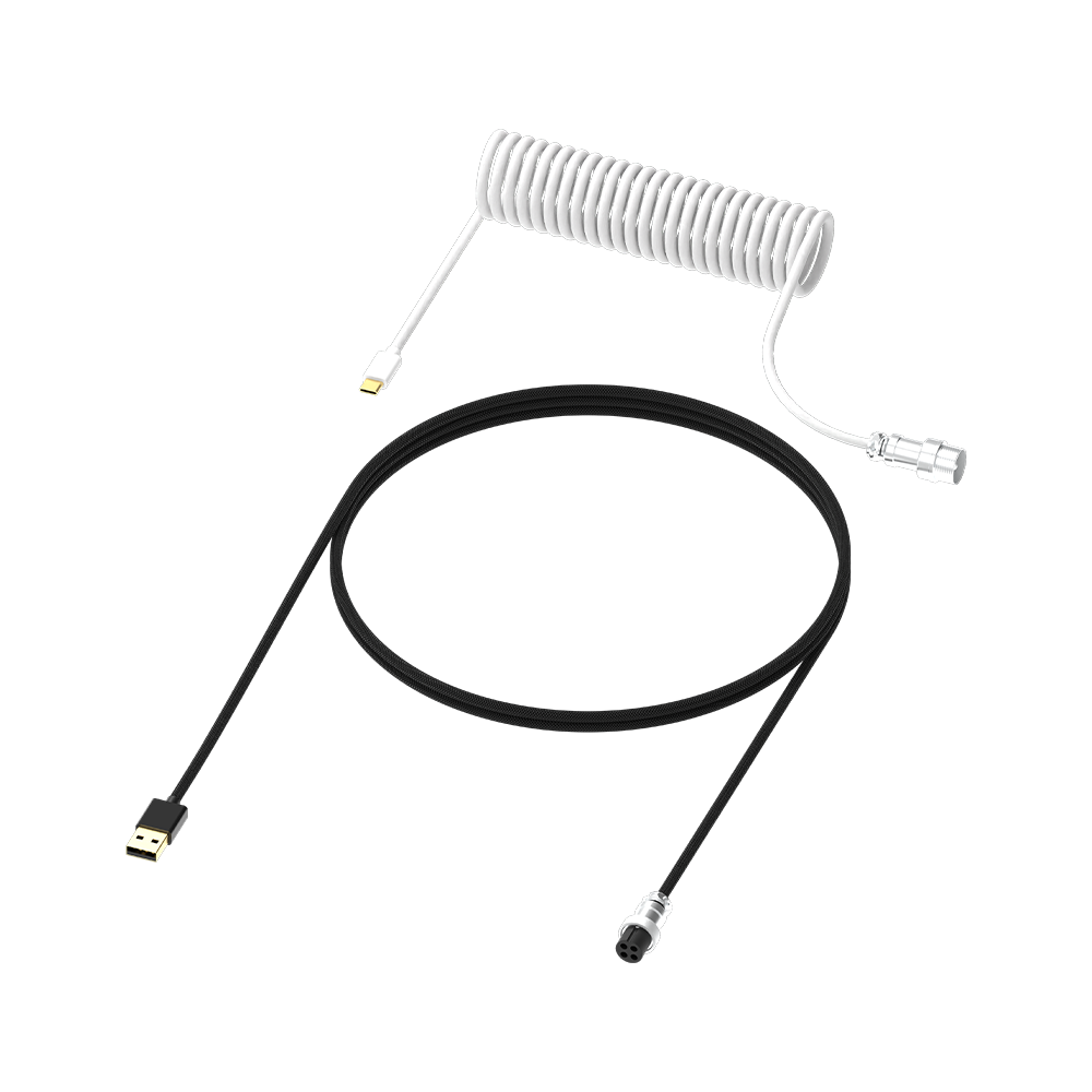 AQIRYS Klawiatura mechaniczna 75%/81 klawiszy przewodowa ADARA MINI white/black