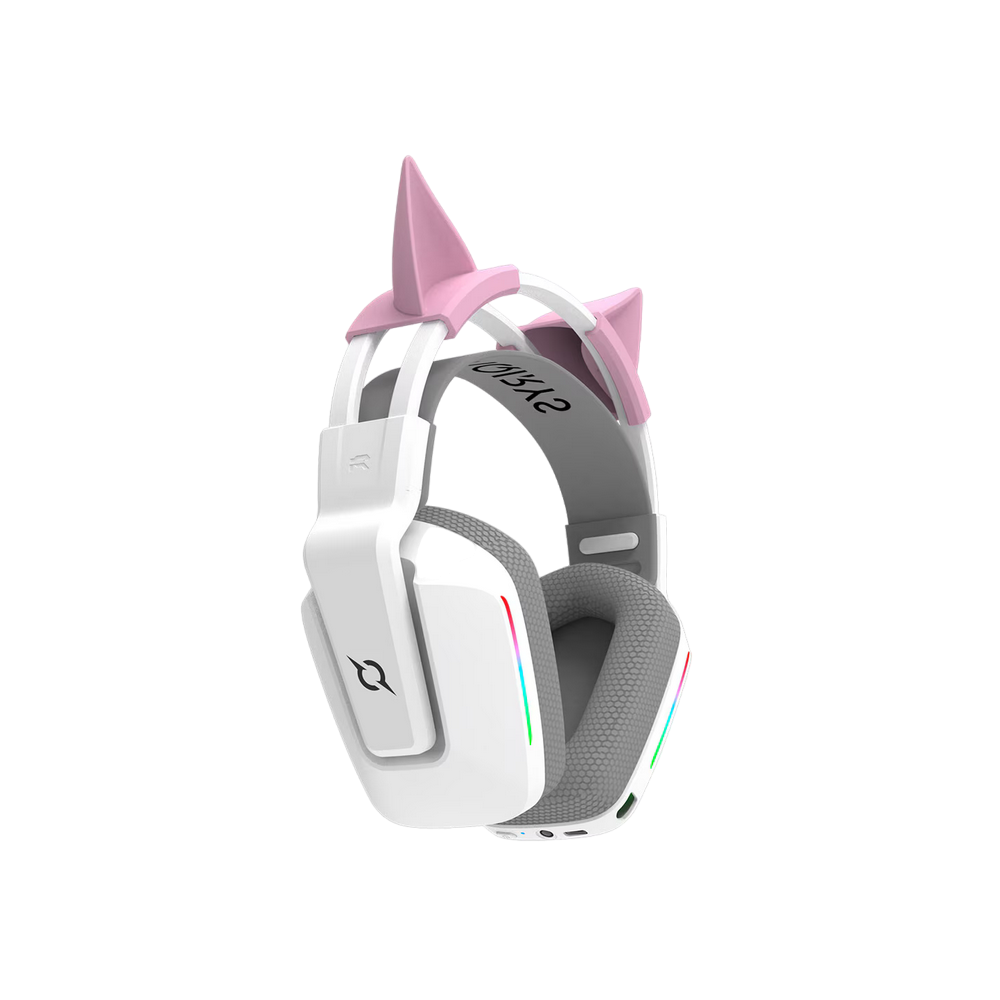AQIRYS Słuchawki Dual Mode: Wirelles&BT+Wired ALYA V2.0 white