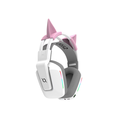 AQIRYS Słuchawki Dual Mode: Wirelles&BT+Wired ALYA V2.0 white