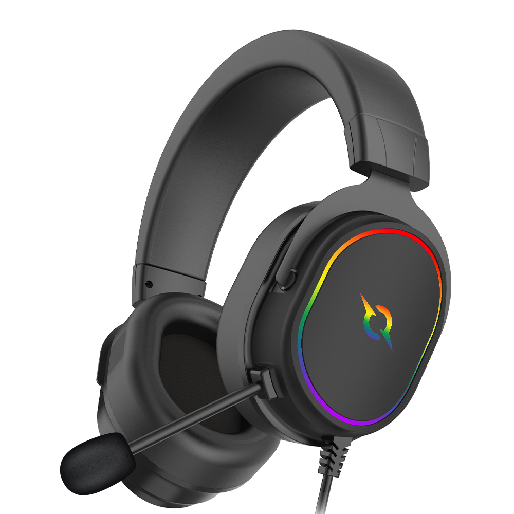 AQIRYS Słuchawki przewodowe ALTAIR 7.1 RGB black
