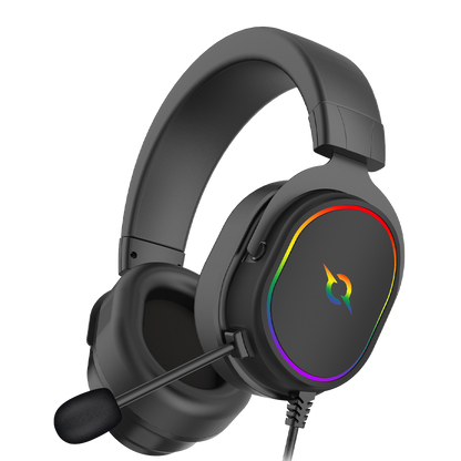 AQIRYS Słuchawki przewodowe ALTAIR 7.1 RGB black