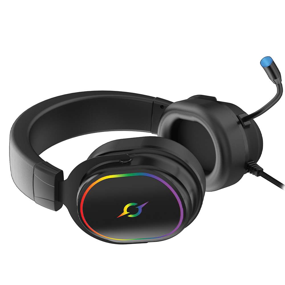 AQIRYS Słuchawki przewodowe ALTAIR 7.1 RGB black