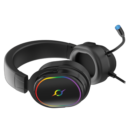 AQIRYS Słuchawki przewodowe ALTAIR 7.1 RGB black