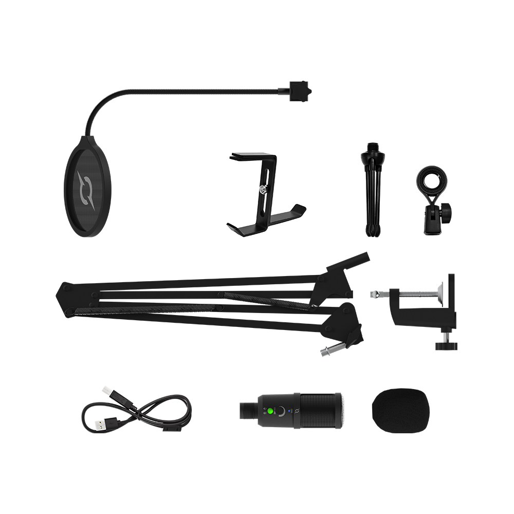 AQIRYS Mikrofon przewodowy VOYAGER black