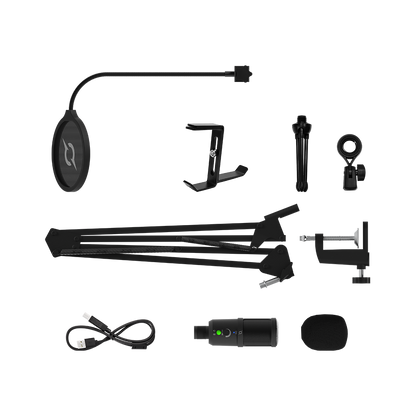 AQIRYS Mikrofon przewodowy VOYAGER black
