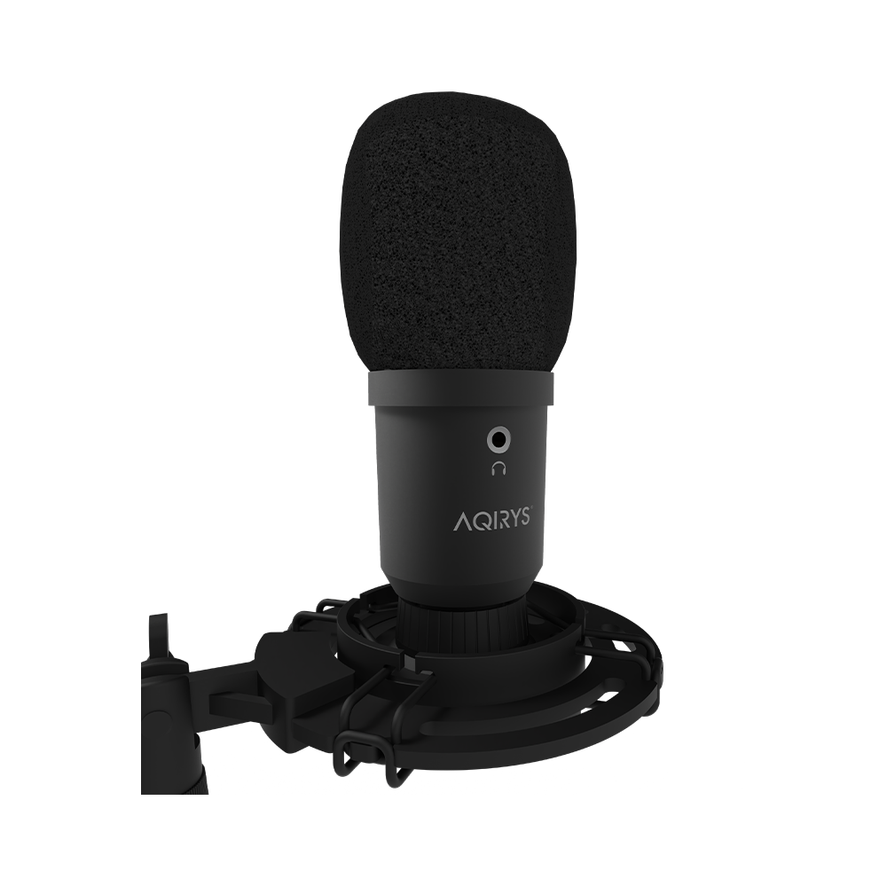 AQIRYS Mikrofon przewodowy VOYAGER black