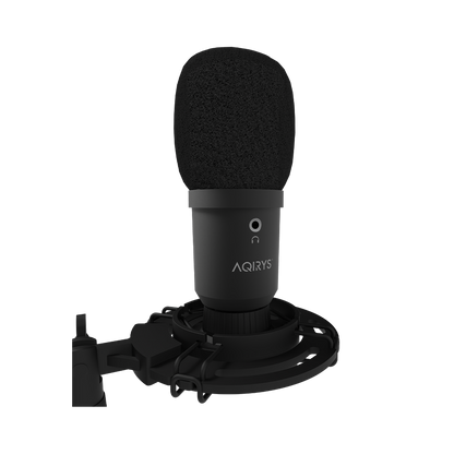 AQIRYS Mikrofon przewodowy VOYAGER black